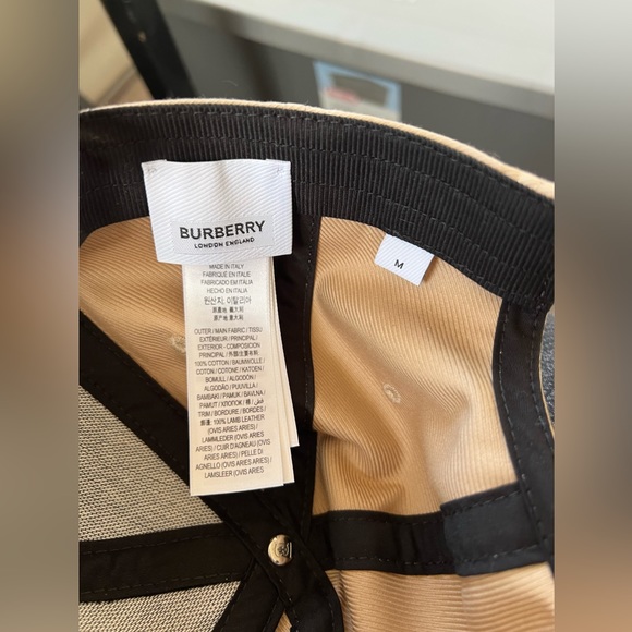 Tan Burberry Ball Cap - Picture 6 of 7